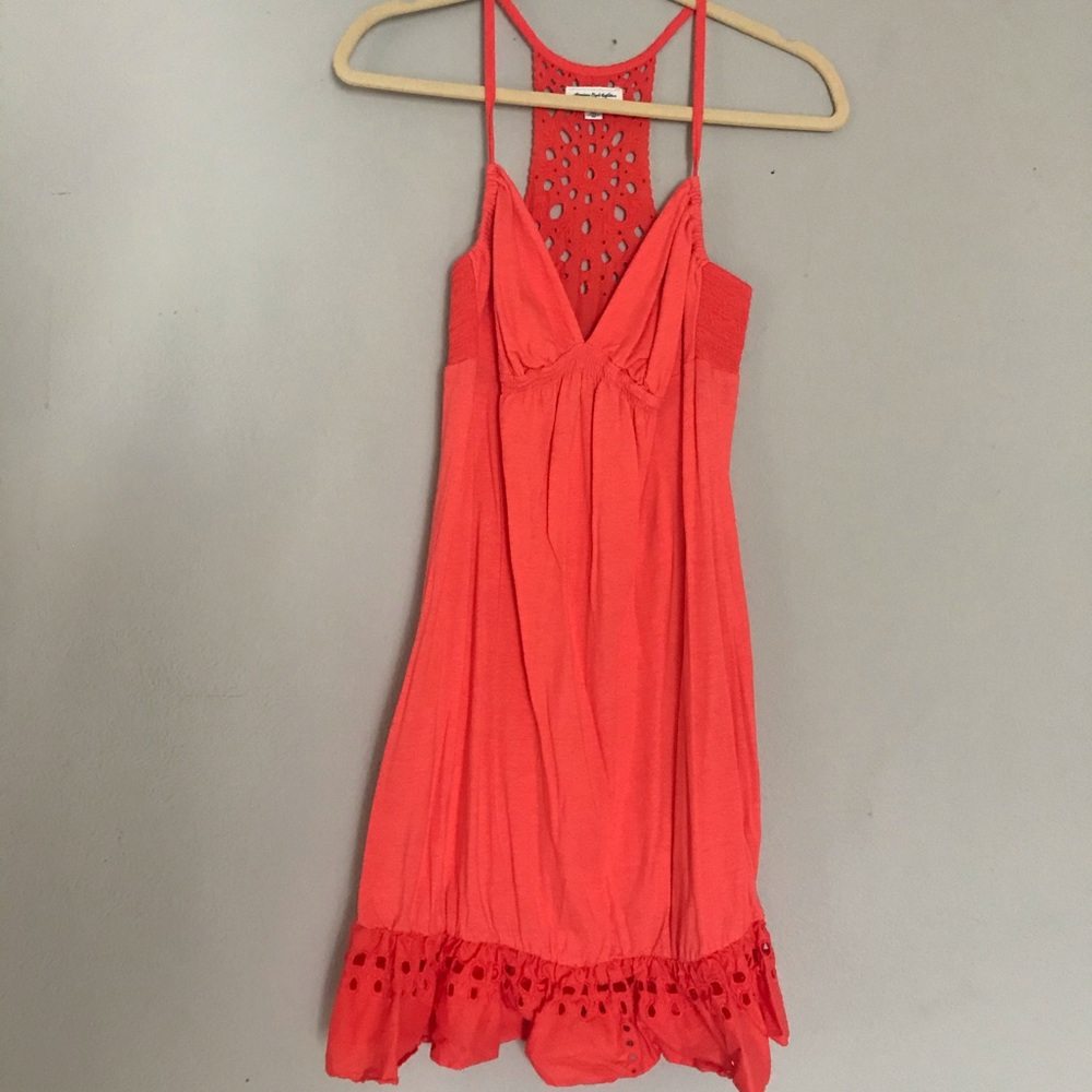 Coral American Eagle Summer Dress